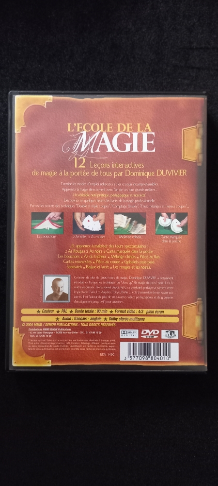 Dvd l'école de la magie volume 1 Dominique Duvivier