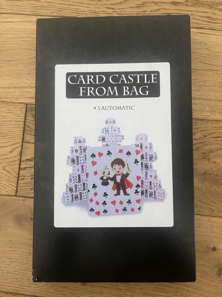 Card Castle From Empty Bag