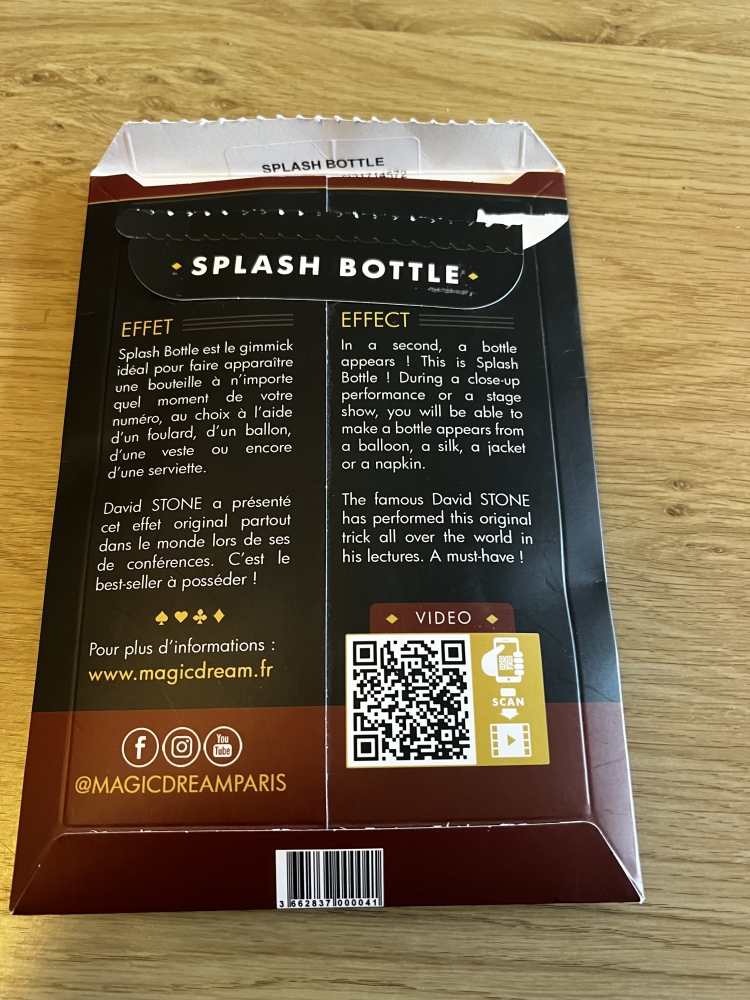 Splash bottle