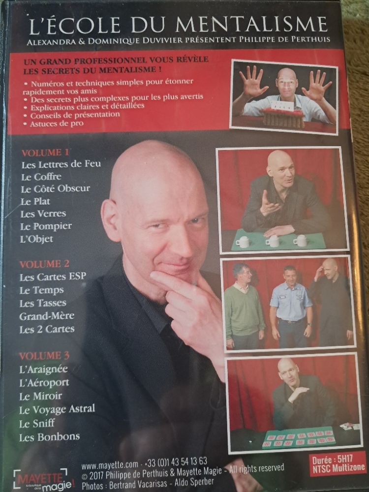 L'ECOLE DU MENTALISME 3 DVD