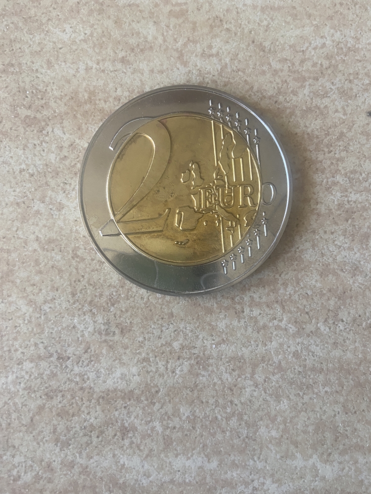 Jumbo Flipper Coin 2 euros (70 mm)