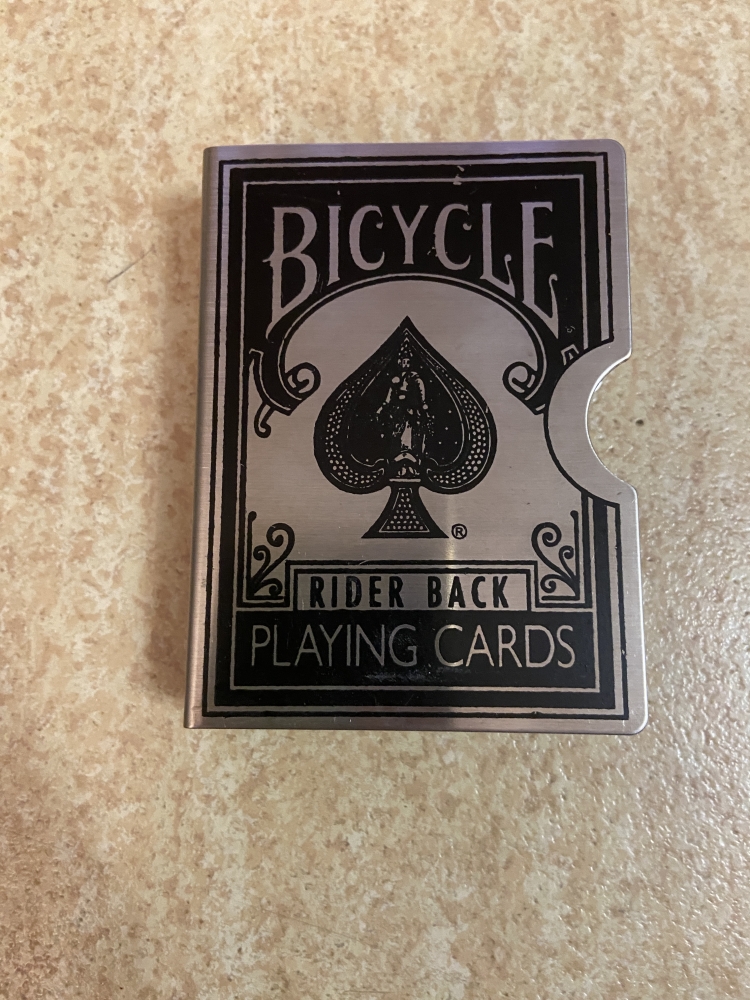 Card Clip Etui Bicycle Rider Back