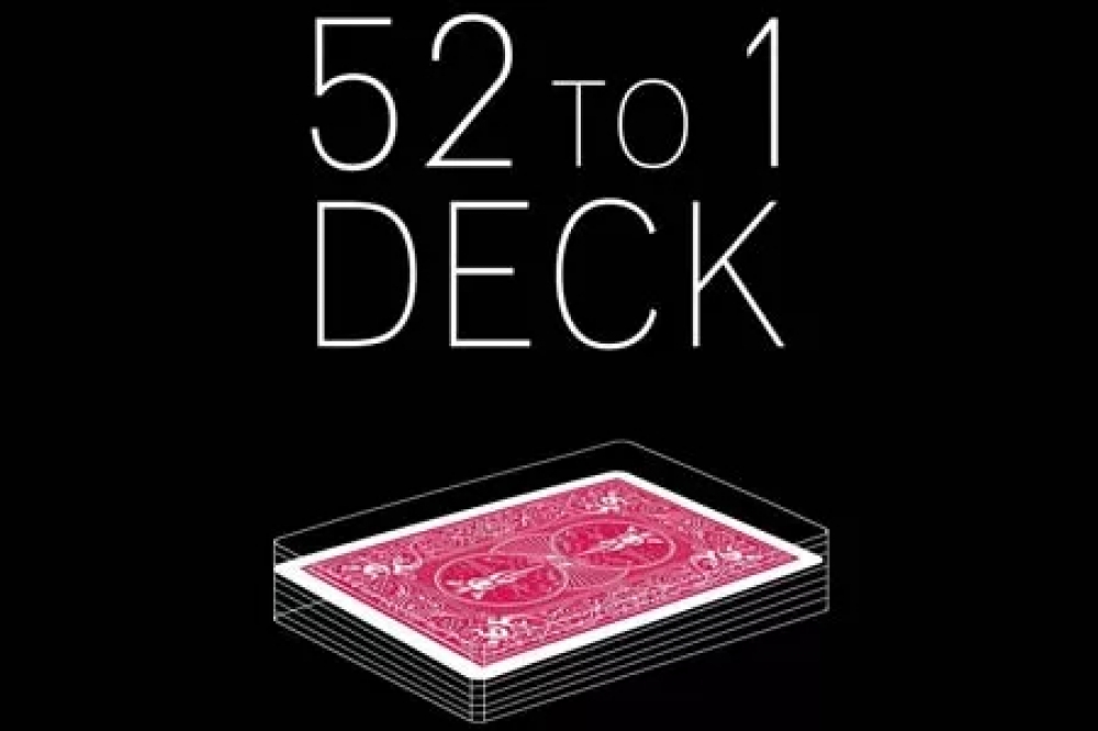 vendu : \"52 to 1 deck\"