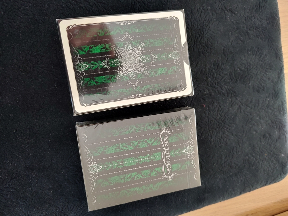 2 jeux Artifice vert Émeraude 