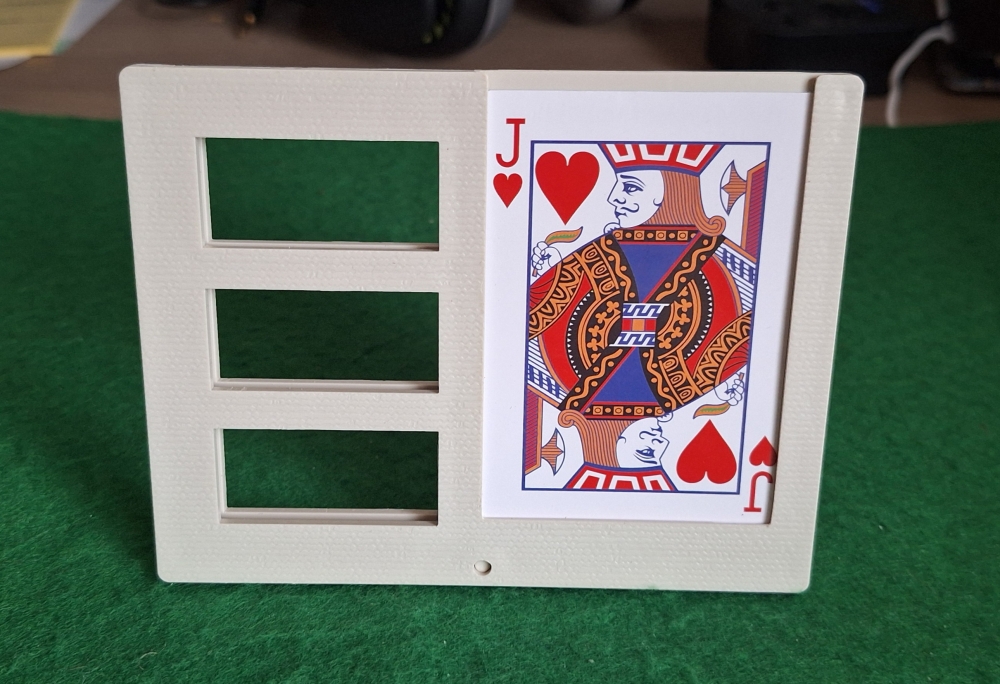 Carte magique ZigZag - Découpe carte