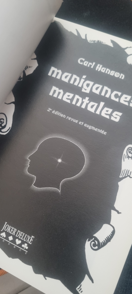 VENDU-Manigances mentales - Carl HANSON -  2 édition
