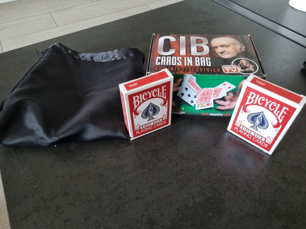 Cards in bag - Dominique Duvivier