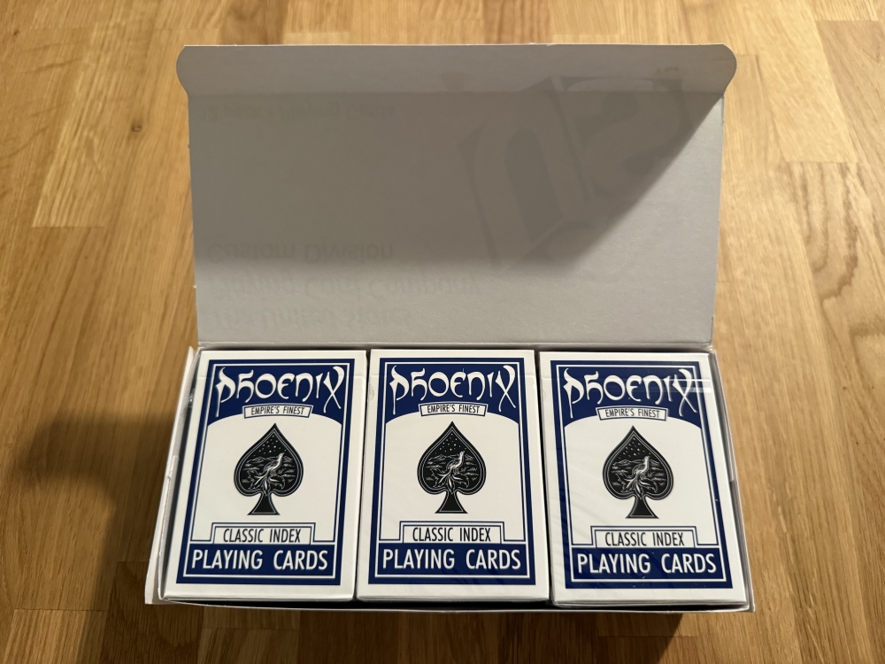Cartouches cartes phœnix bleues