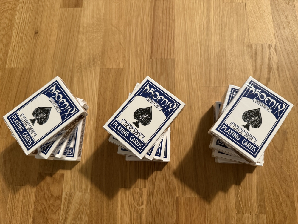 Cartouches cartes phœnix bleues