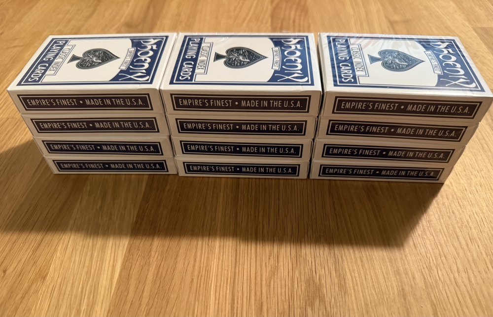 Cartouches cartes phœnix bleues