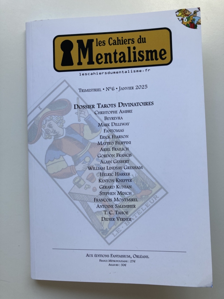 Les cahiers du mentalisme #6 ( Tarots Divinatoires ) de FANTAISIUM