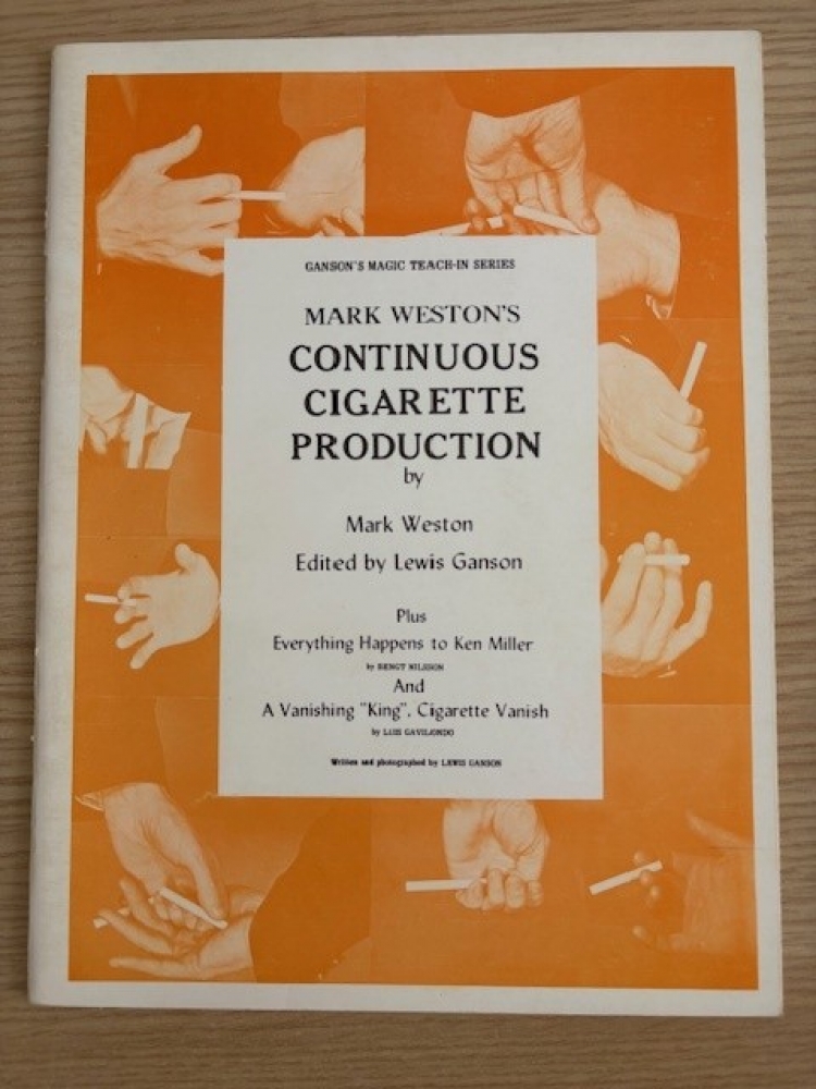 MARK WESTON'S CONTINUOUS CIGARETTE PRODUCTION