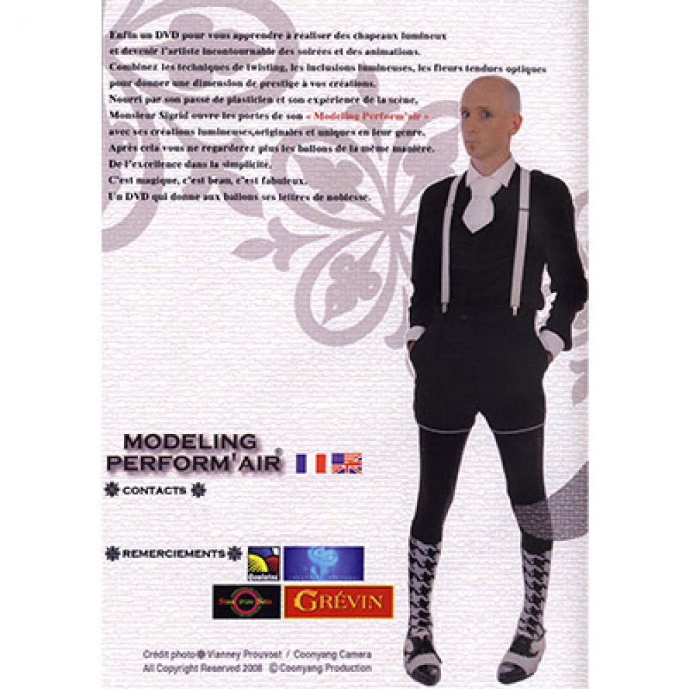 Modeling Perform'Air by Monsieur Sigrid - DVD