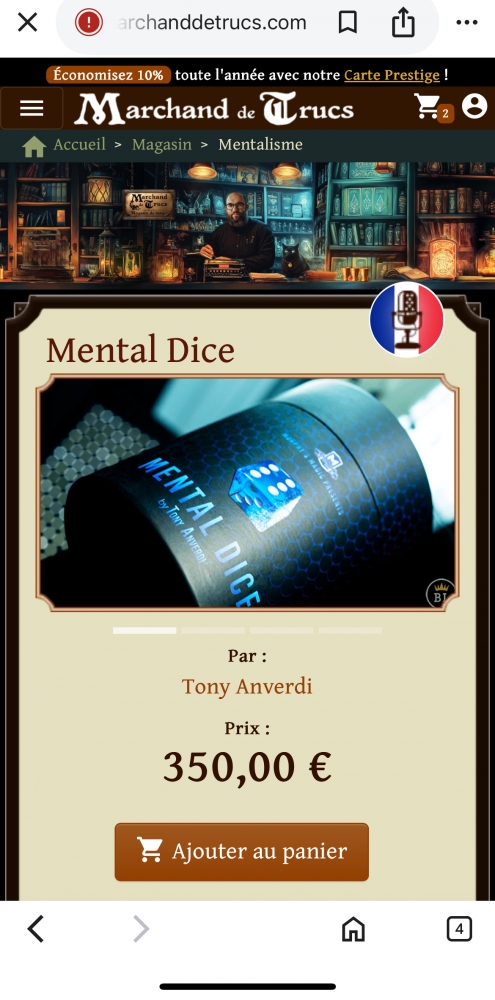 Mental Dice Tony Anverdi 