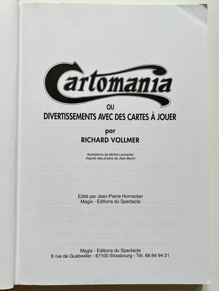 Vollmer, Richard : Cartomania