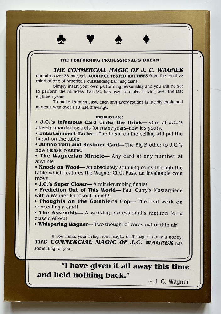 Maxwell, Mike : The Commercial Magic of J.C. Wagner