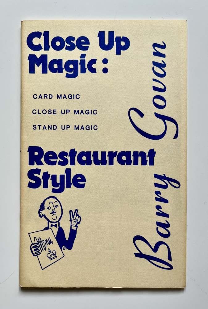 Govan, Barry : Close-up Magic: restaurant style