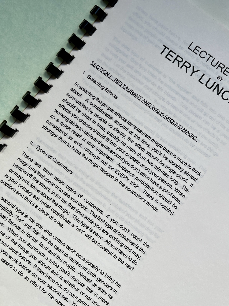 Lunceford, Terry: Magic For A Living