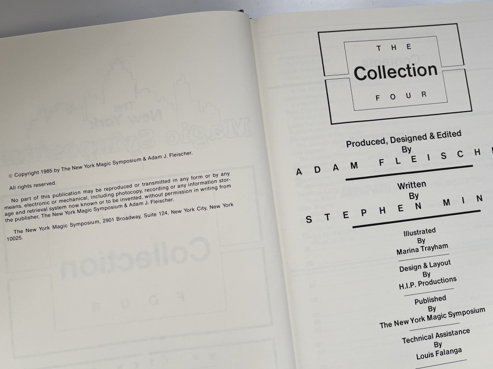 Minch, Stephen : The New-York magic symposium, vol.4