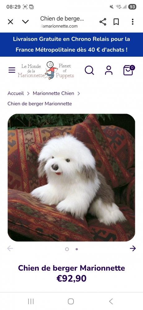 Chien marionnette 