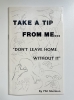 Sherman, Phil : Take a tip from me...