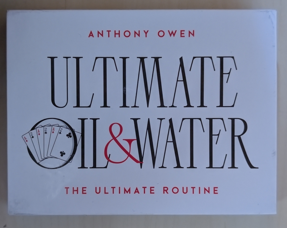 ULTIMATE OIL AND WATER d'Anthony Owen