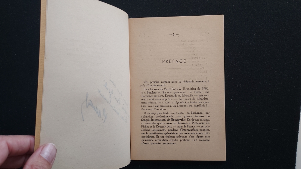\"La Transmission de pensée\" de L. Murtyl, 1946