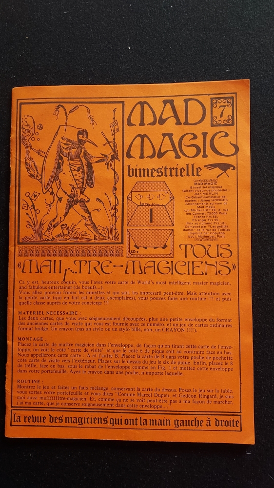 Mad Magic n°7, de Jean Merlin