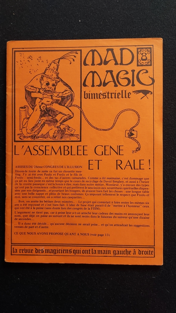 Magazine Mad Magic n°8 de Jean Merlin