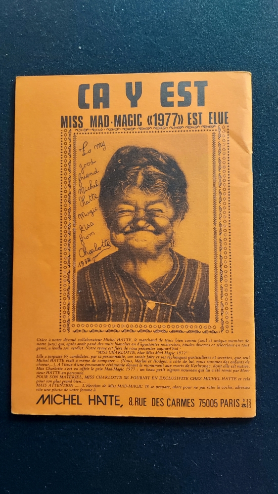 Magazine Mad Magic n°8 de Jean Merlin