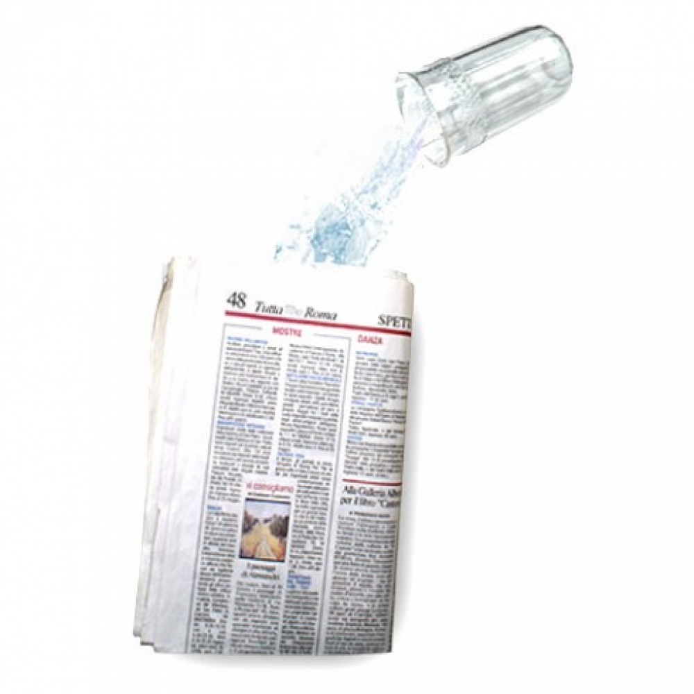 Liquid newspaper
