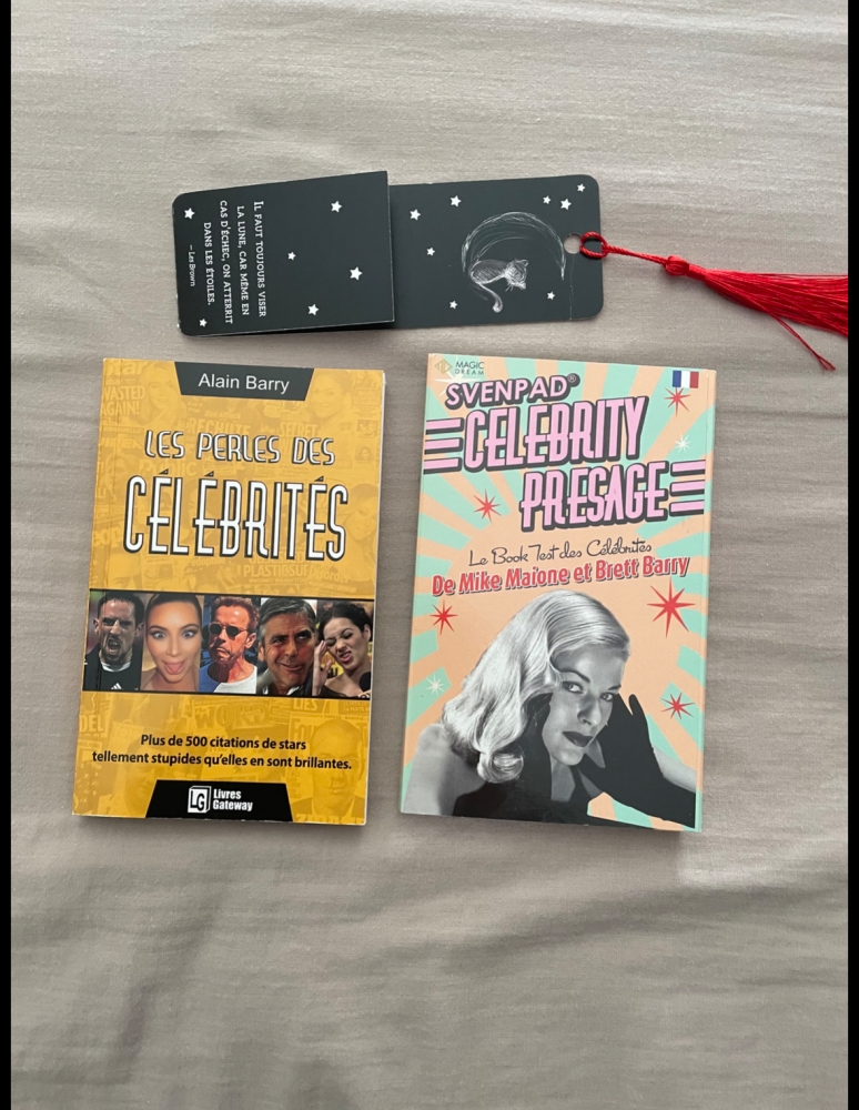 Celebrity presage + V gimmick 