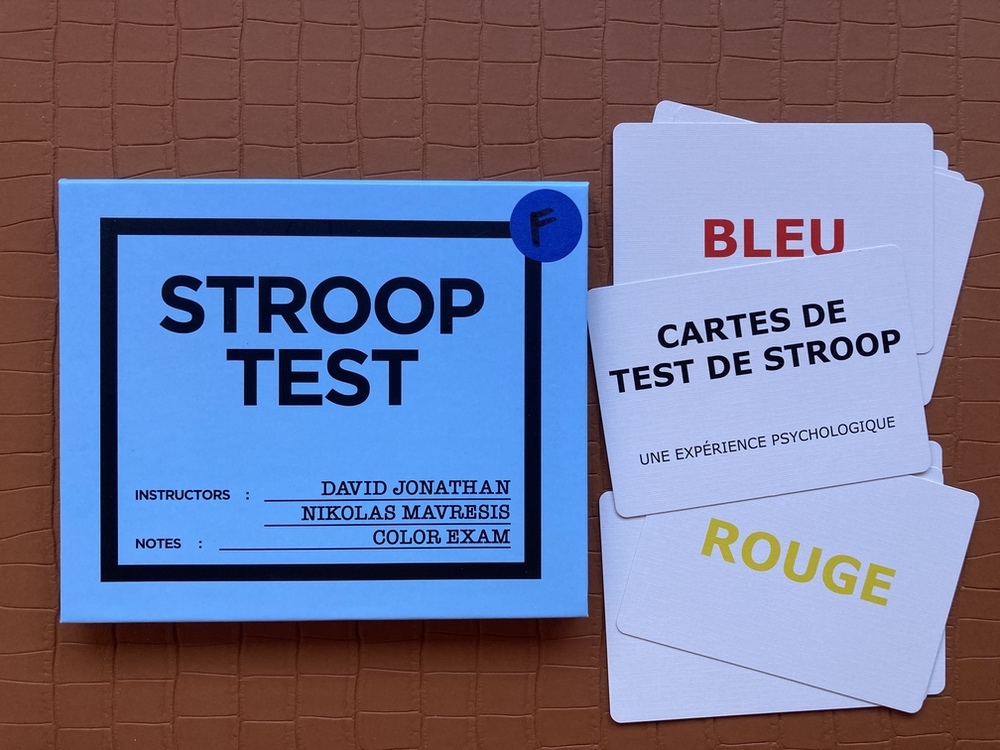 Stroop Test Version Française de Nikolas MAVRESIS