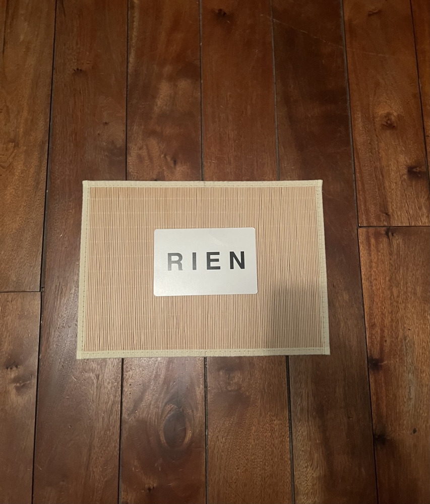 RIEN TOUJOURS RIEN