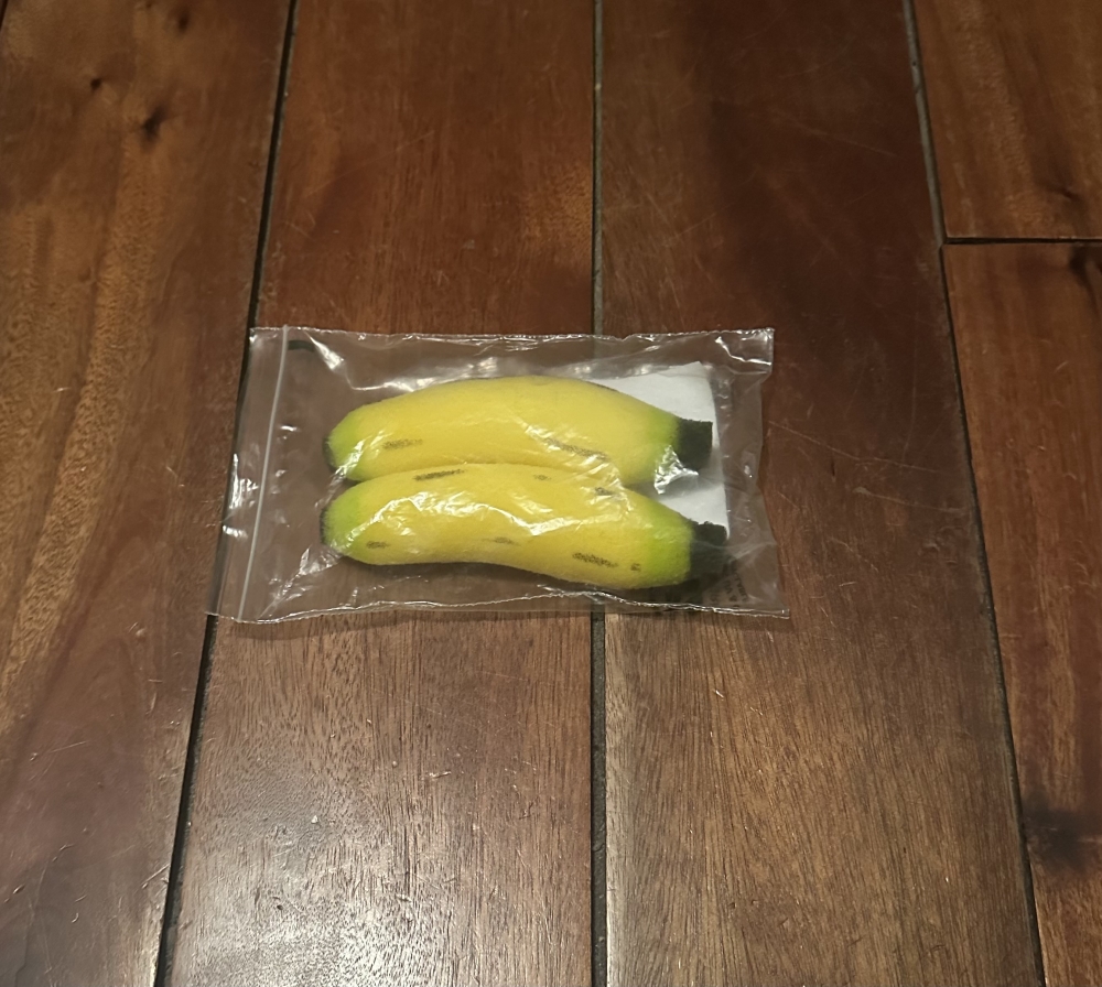 Sponge bananas