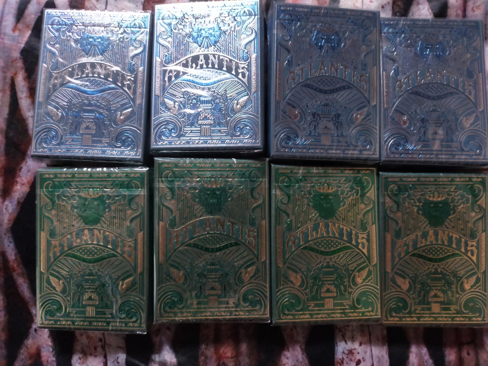 Atlantis Playing Cards de Riffle Shuffle Premium