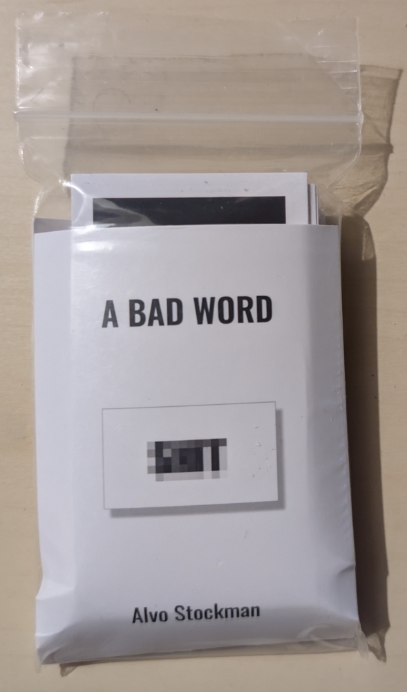 A Bad Word d'Alvo Stockman