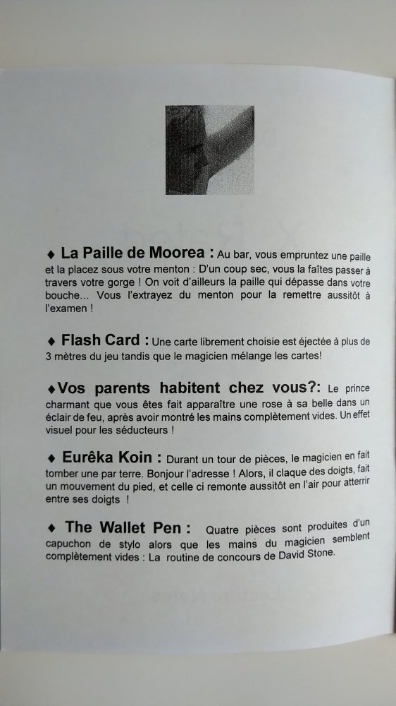 Conférence de David Stone et ses notes de conférence !