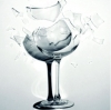 Verre qui explose