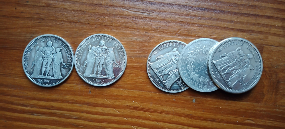 Triad coins magnétiques 10 francs Hercule