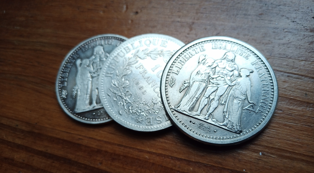 Triad coins magnétiques 10 francs Hercule