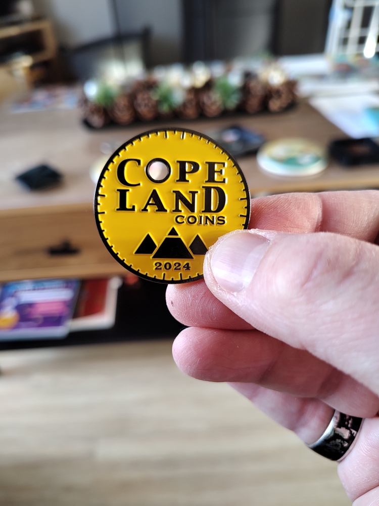 Copeland Coins decoder coin jaune