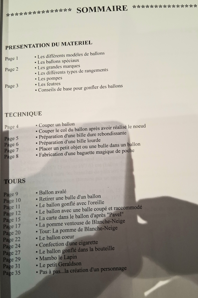 Note de Conférence \"C'est gonflé!!!\" Colombe d'or de Juan les pins 2012