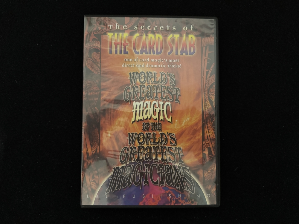 DVD The Secrets of The Card Stab - World's Greatest Magicians