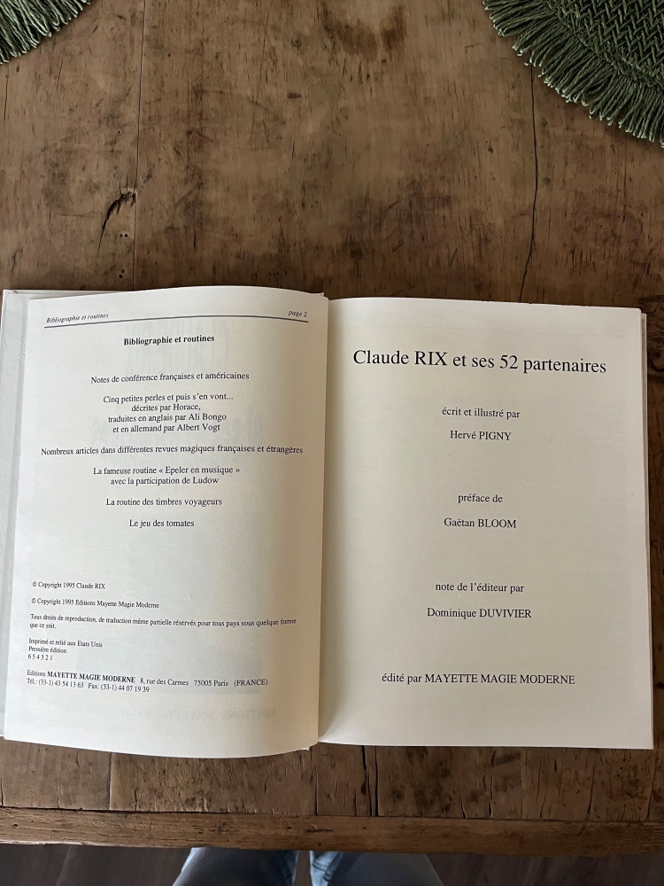 Claude Rix et ses 52 partenaires