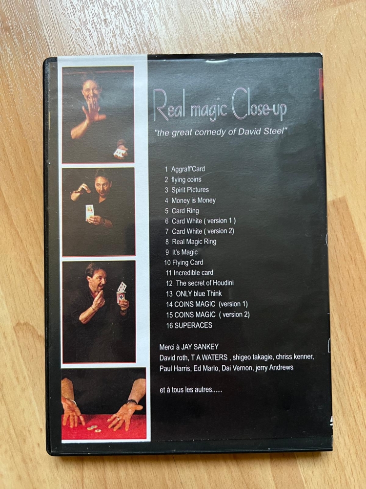 DVD REAL MAGIC CLOSE-UP - David Steel