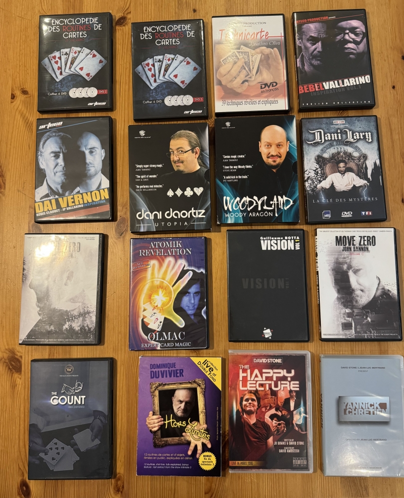 Lots de 16 DVD