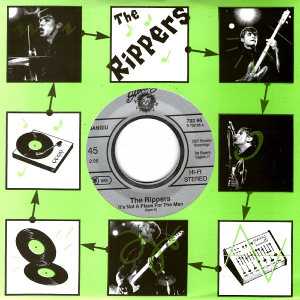 The Rippers \"It's Not A Place For The Men\" 7\"