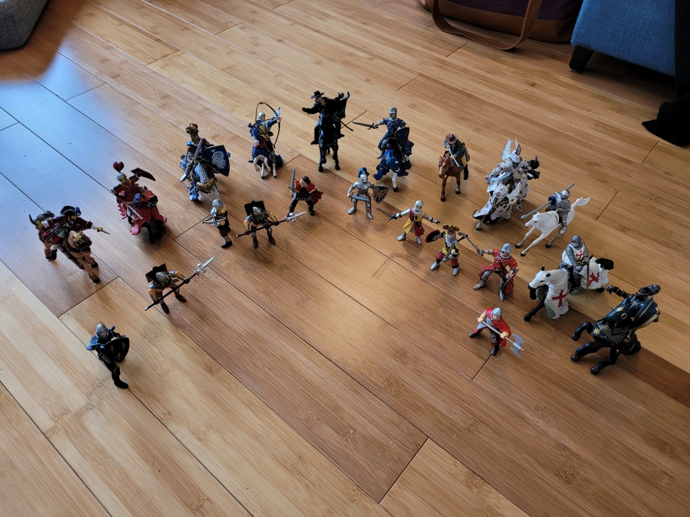 Figurines Papo chevaliers