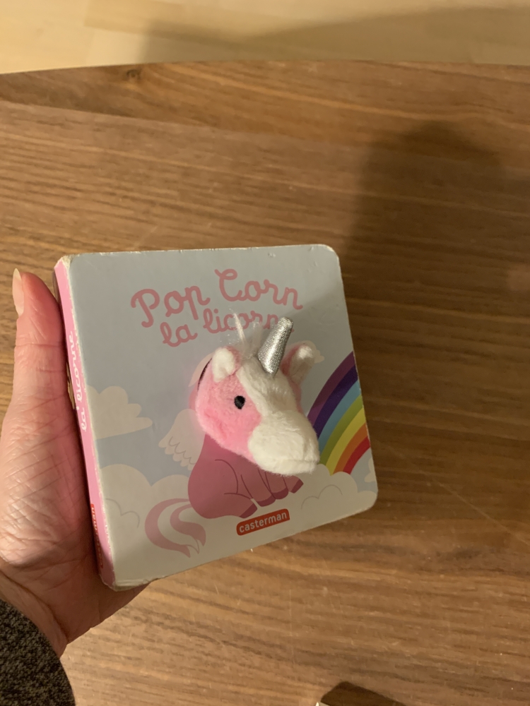 Livre Pop corn la licorne